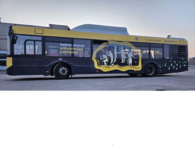 Autobusas skatins nelikti abejingiems ir pranešti apie pažeidimus darbe